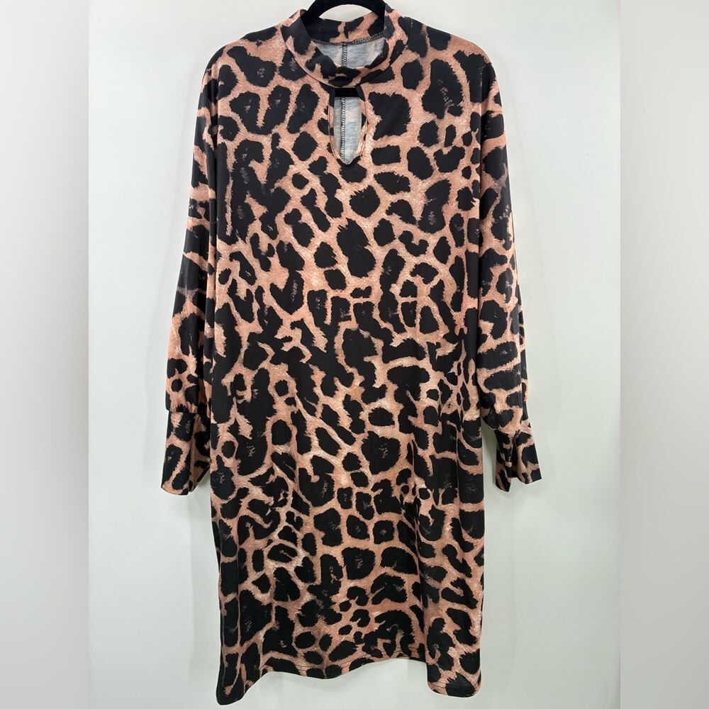 3For$20 Leopard Print Long Sleeve Dress size 1X